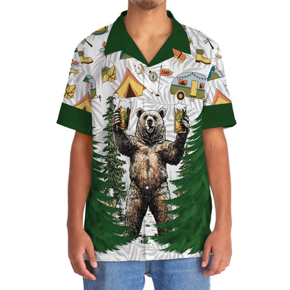 Go Camping Worst Case a Bear Kills You Hawaiian Sh - 2XL - hawaiian shirt