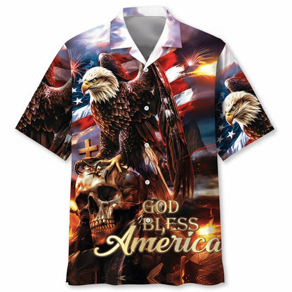 God Bless America Hawaiian Shirt