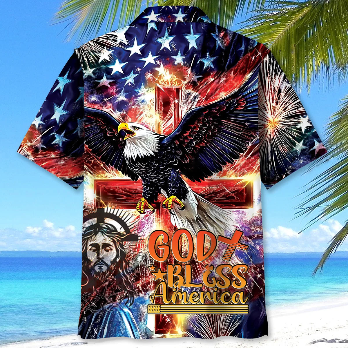 God Bless America Hawaiian Shirt