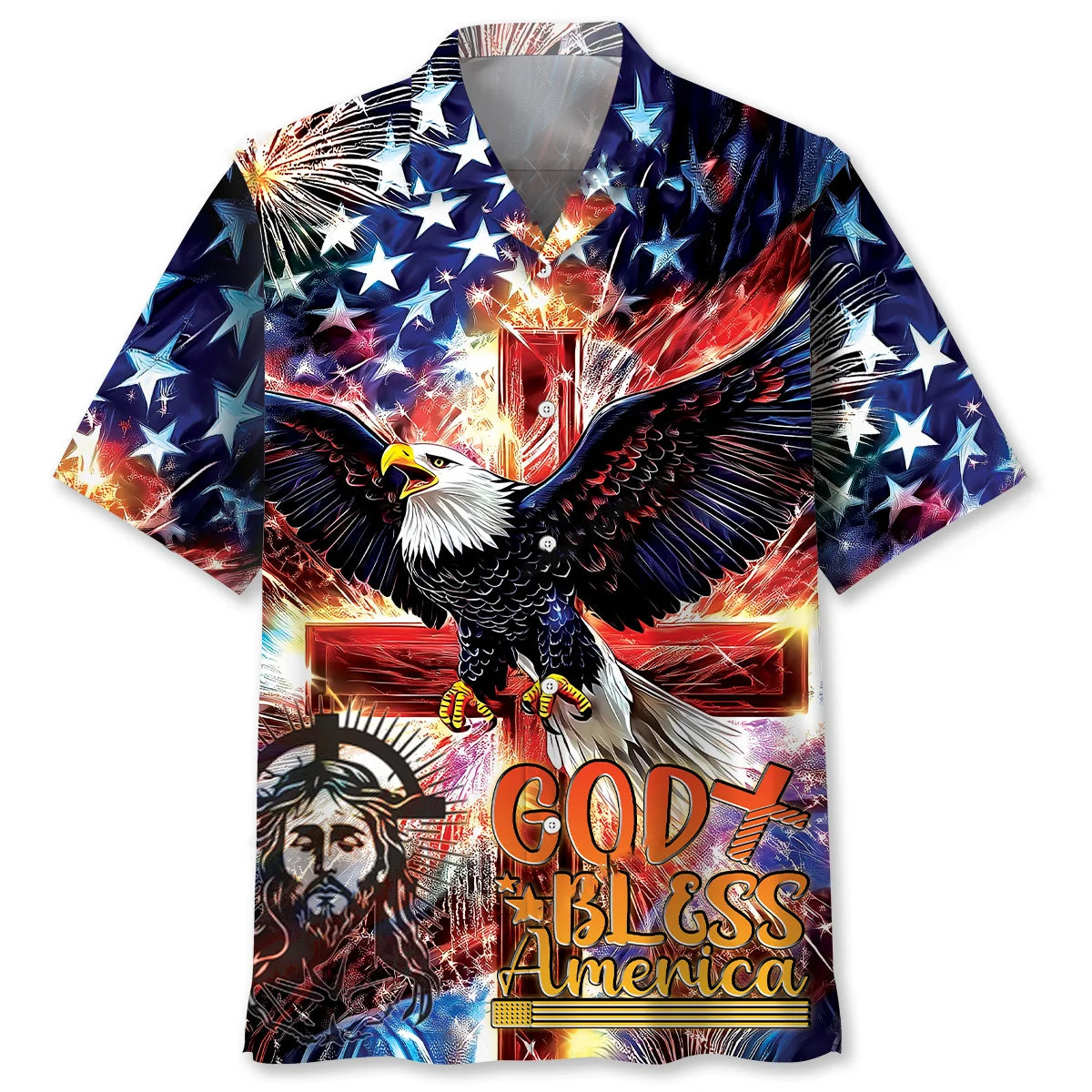 God Bless America Hawaiian Shirt