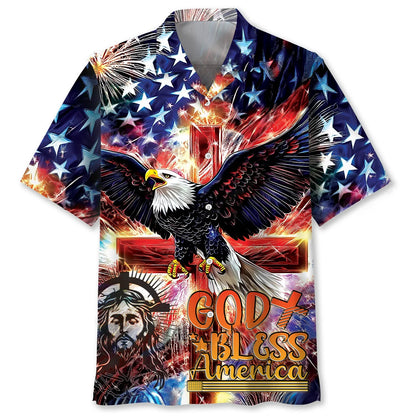 God Bless America Hawaiian Shirt