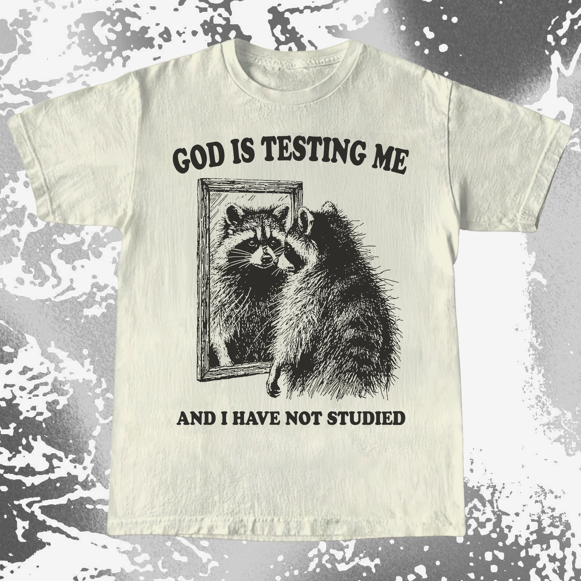 God Is Testing Me And I Have Not Studied Shirt (view 9)