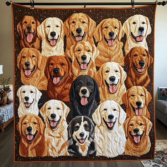 Golden Breeze Quilt Blanket