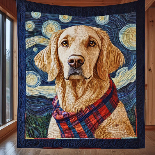 Golden Dream Quilt Blanket