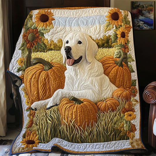 Golden Harvest Quilt Blanket