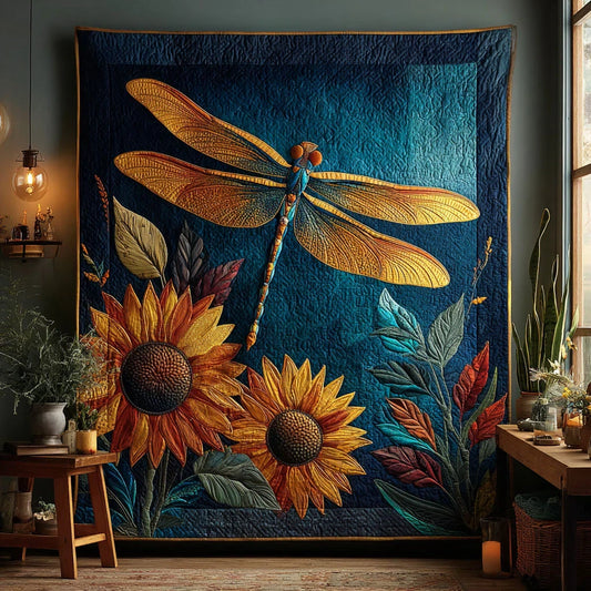 Golden Journey Quilt Blanket