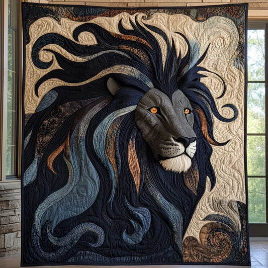 Golden Mane Quilt Blanket