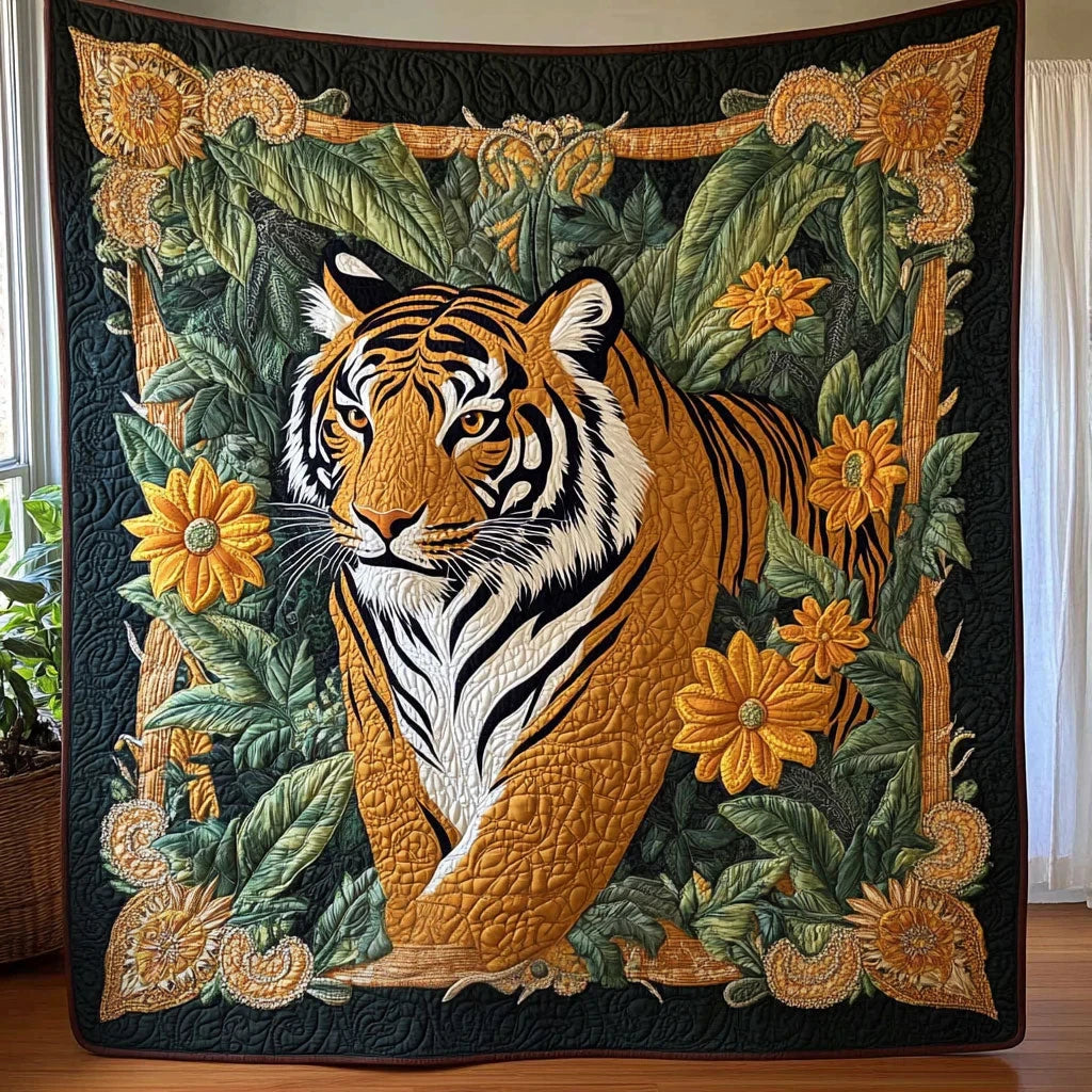 Golden Stalker Quilt Blanket