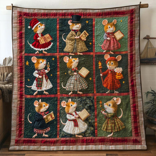 Golden Street Mouse Quilt Blanket