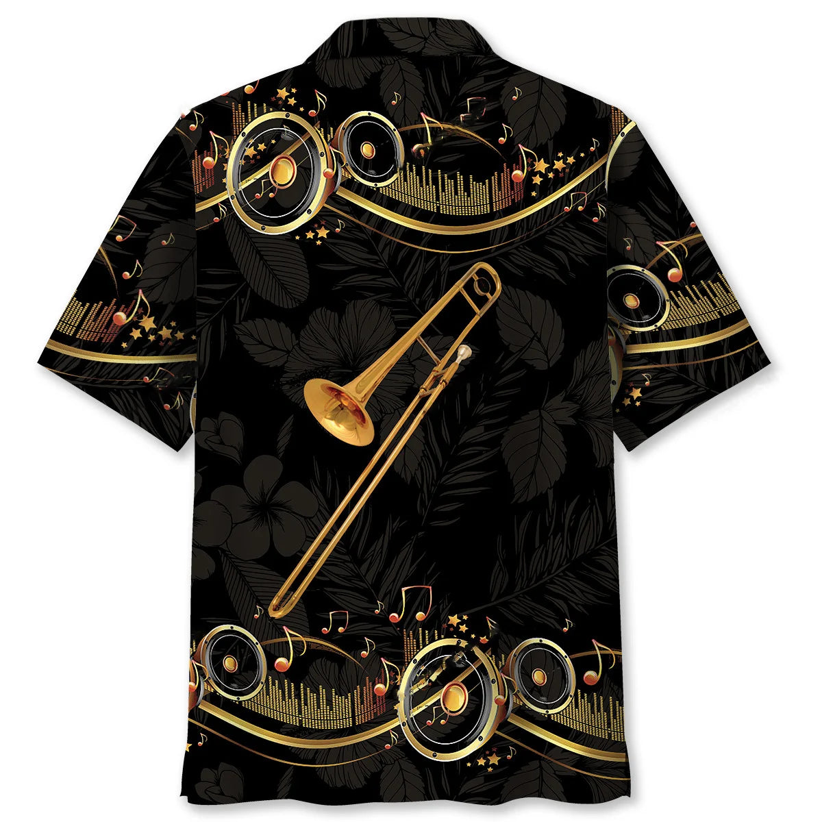 Golden Trombone Hawaiian Shirt