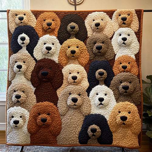 Goldendoodle Quilt Blanket
