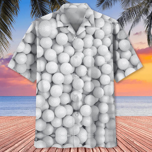 Golf Ball Hawaiian Shirt - S - hawaiian shirt