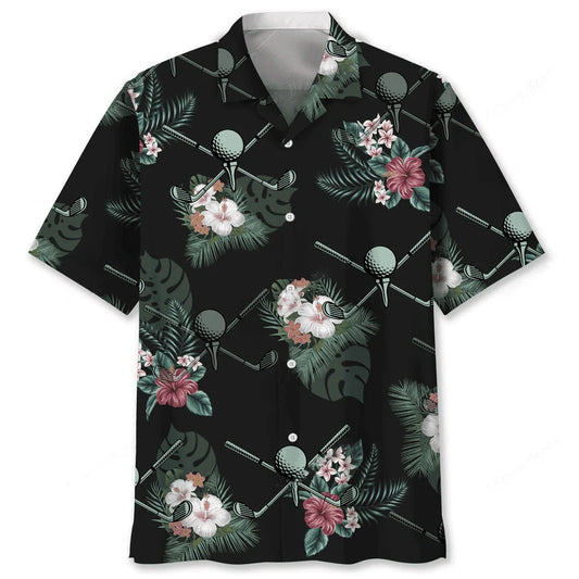 Golf Hawaiian Tropical Hawaiian Shirt - S - hawaiian shirt
