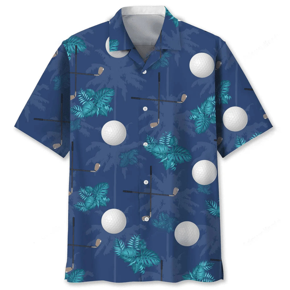 Golf Tropical Hawaiian Shirt
