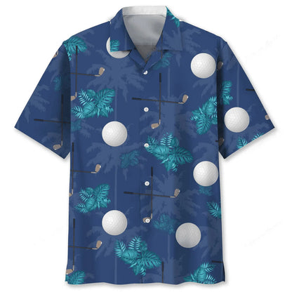 Golf Tropical Hawaiian Shirt