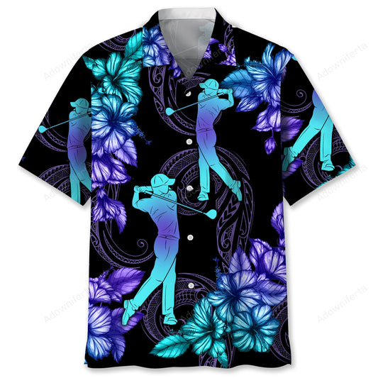Golf Tropical Shirt Hawaiian Shirt - S - hawaiian shirt