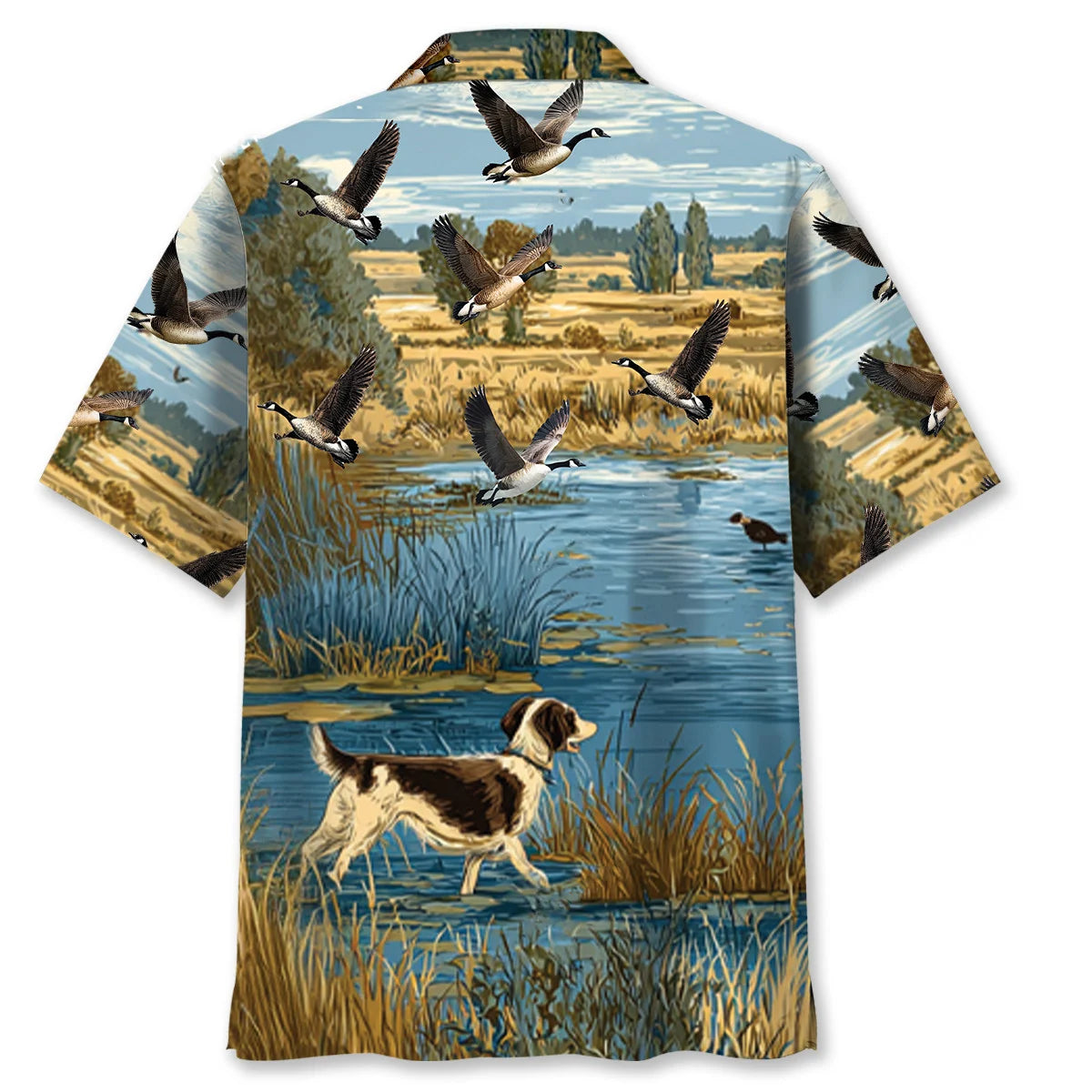 Goose Hunting Art Hawaiian Shirt