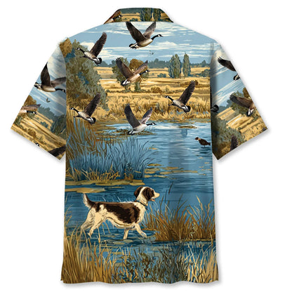Goose Hunting Art Hawaiian Shirt