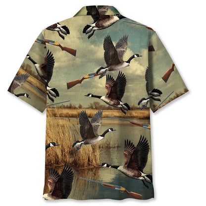 Goose Hunting Field Hawaiian Shirt