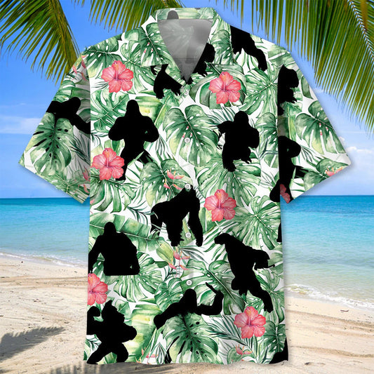 Gorillas Hawaiian Shirt - S - hawaiian shirt