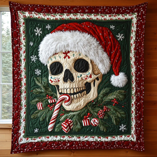 Gothic Cheer Quilt Blanket
