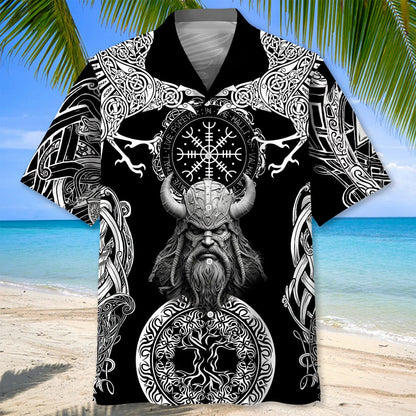 Gothic Viking Hawaiian Shirt