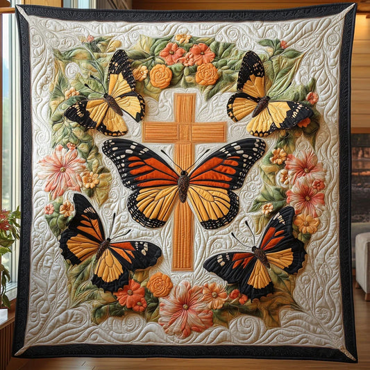 Grace And Wings Quilt Blanket