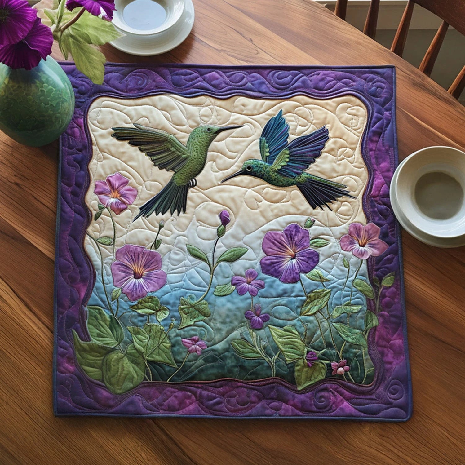 Grace in Motion Quilted Table Topper