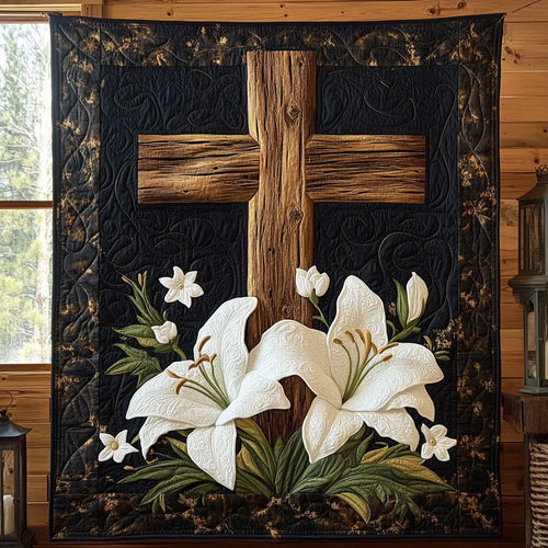 Grace Lily Quilt Blanket