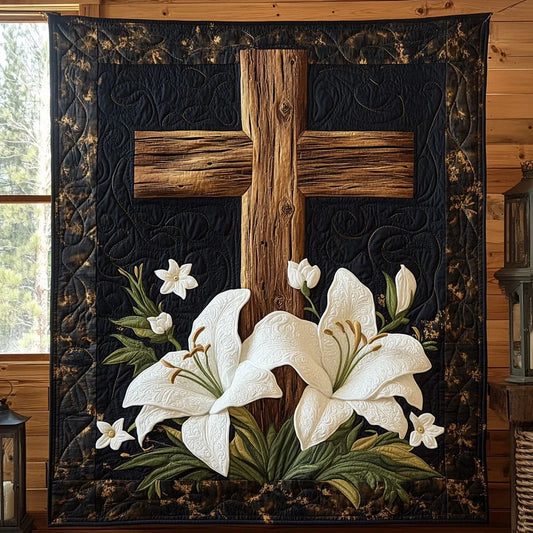 Grace Lily Quilt Blanket
