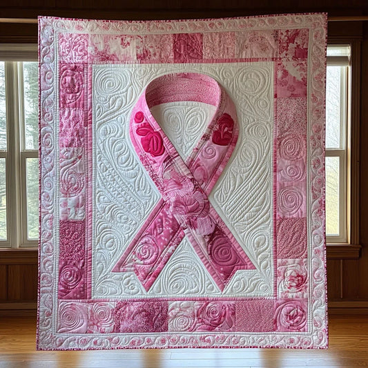 Graceful Ribbon Quilt Blanket