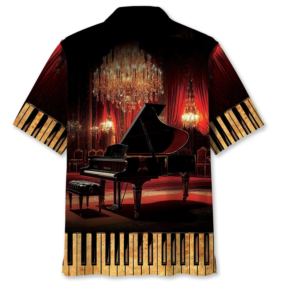 Grand Piano Ballroom Hawaiian Shirt