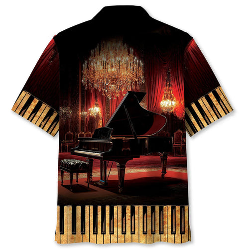 Grand Piano Ballroom Hawaiian Shirt