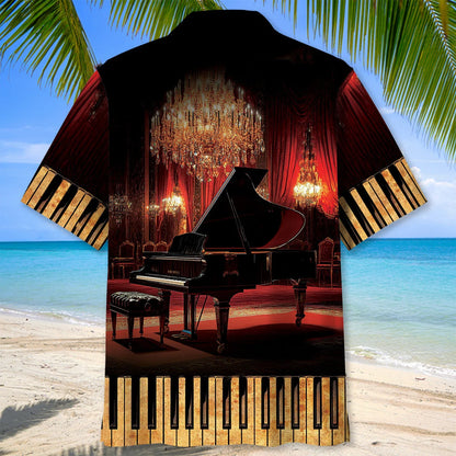 Grand Piano Ballroom Hawaiian Shirt