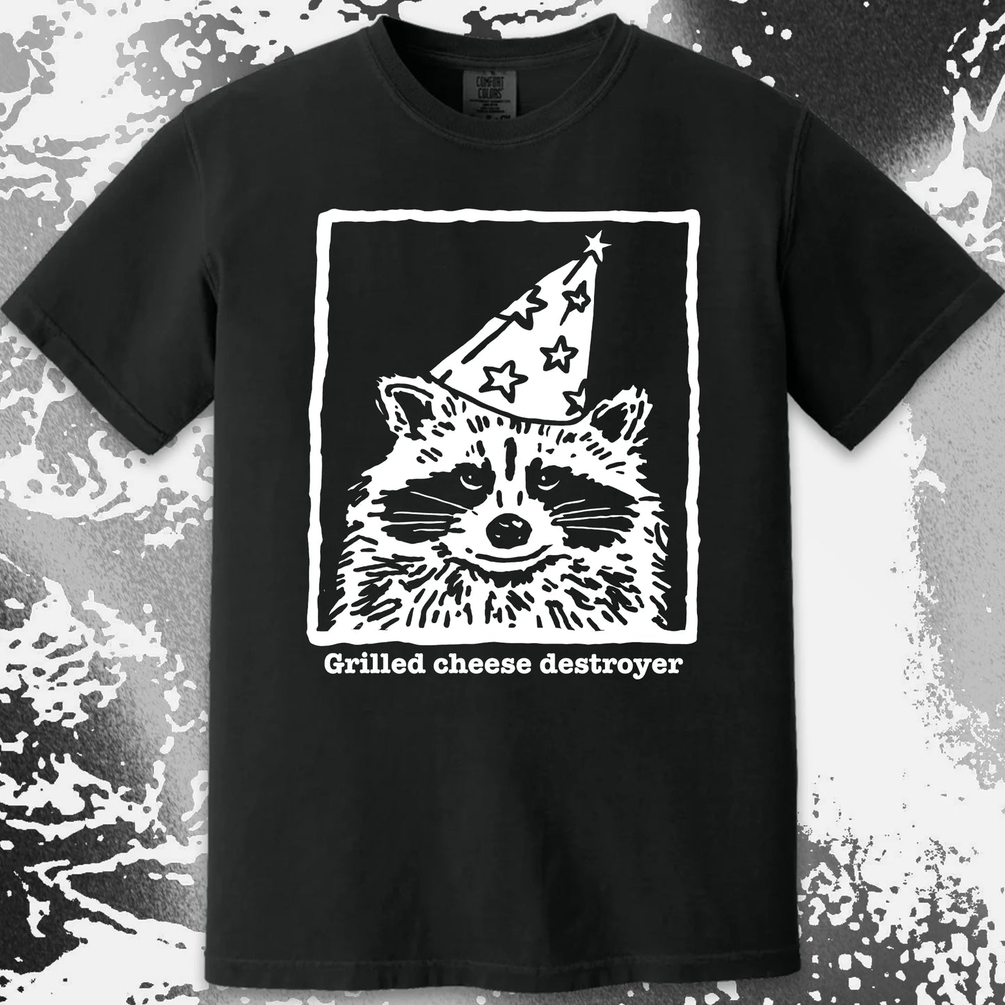Grilled Cheese Destroyer Raccoon Shirt, funny meme tee gift (view 14)