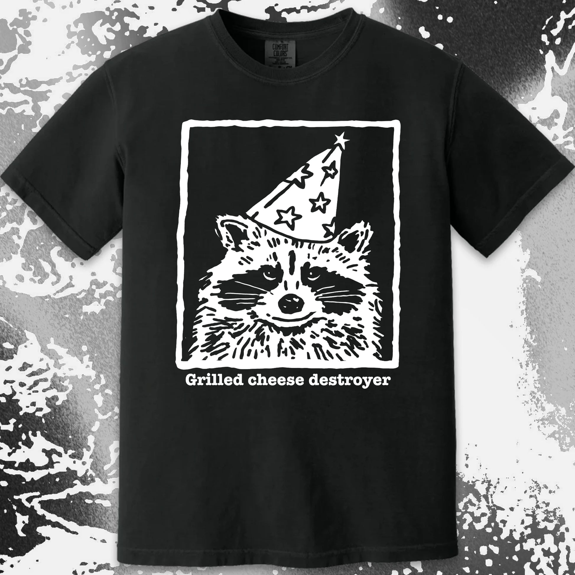 Grilled Cheese Destroyer Raccoon Shirt, funny meme tee gift (view 14)