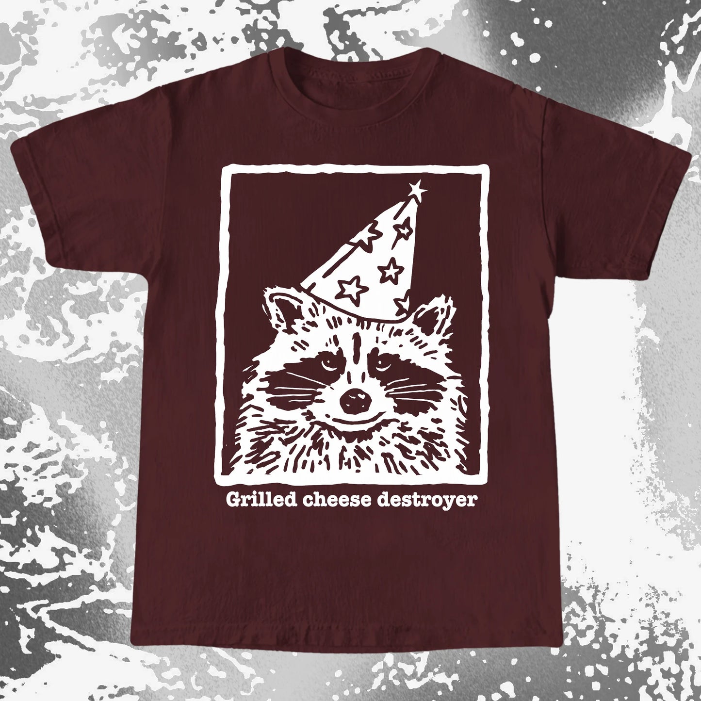 Grilled Cheese Destroyer Raccoon Shirt, funny meme tee gift (view 11)