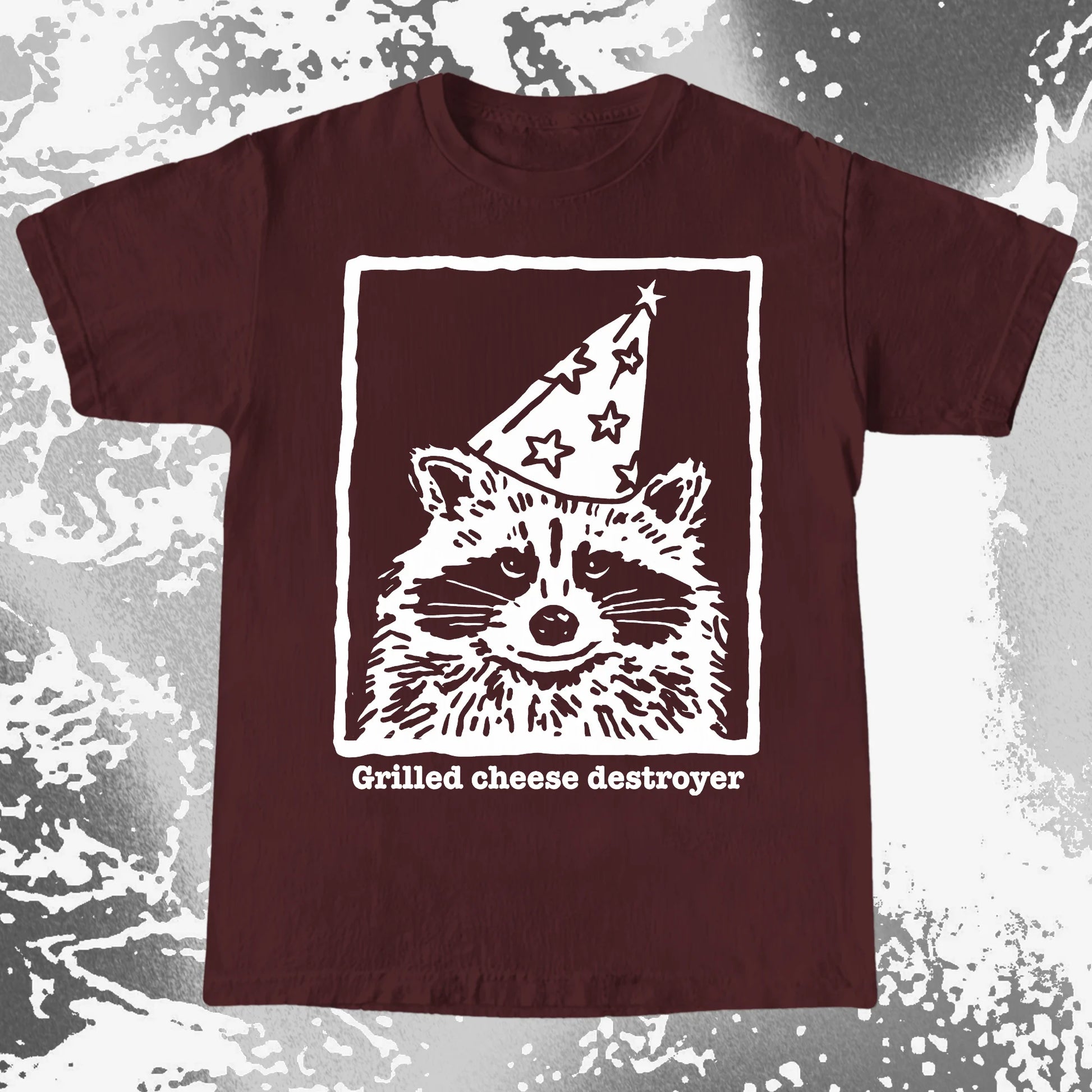 Grilled Cheese Destroyer Raccoon Shirt, funny meme tee gift (view 11)