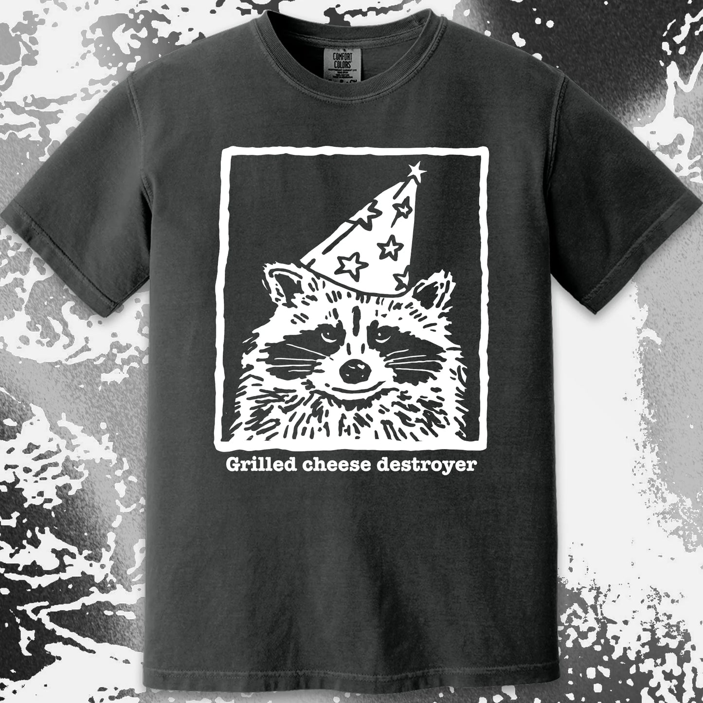 Grilled Cheese Destroyer Raccoon Shirt, funny meme tee gift (view 15)