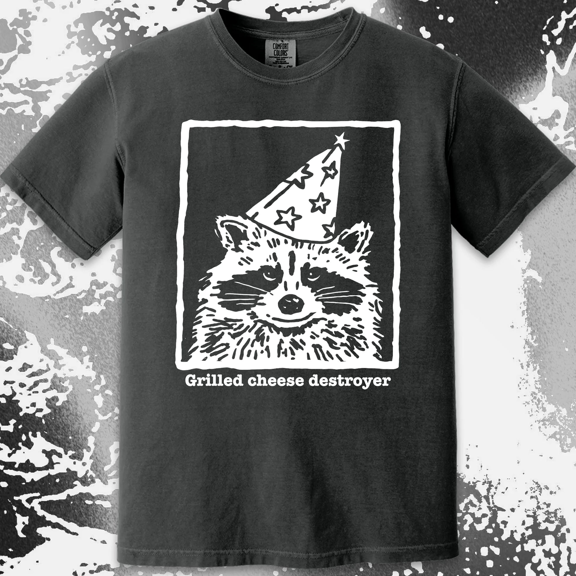 Grilled Cheese Destroyer Raccoon Shirt, funny meme tee gift (view 15)