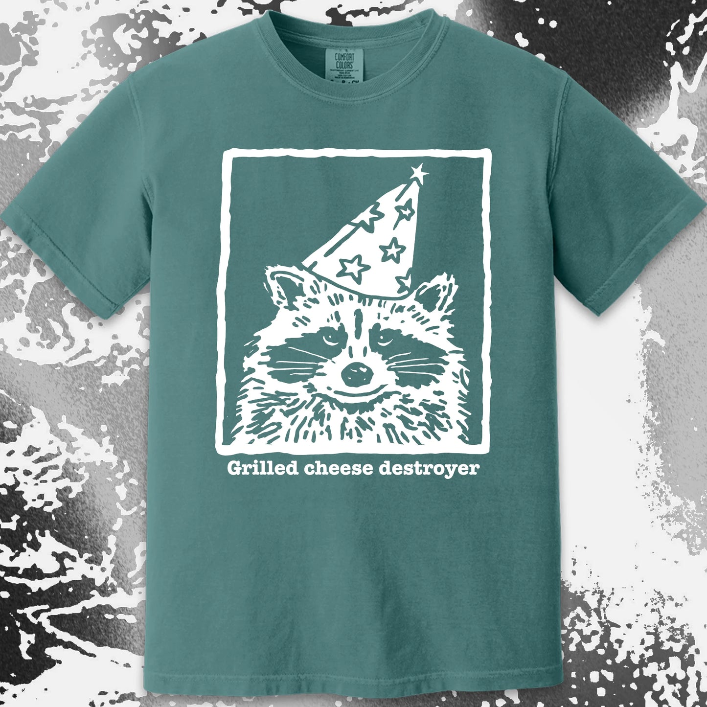 Grilled Cheese Destroyer Raccoon Shirt, funny meme tee gift (view 17)