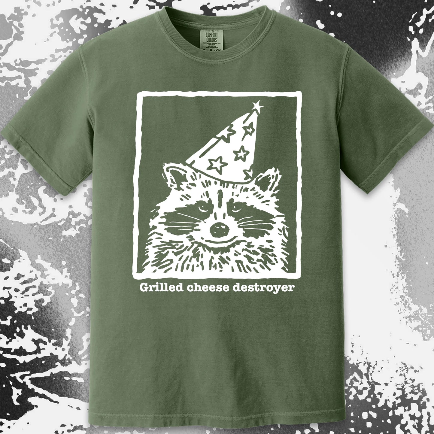 Grilled Cheese Destroyer Raccoon Shirt, funny meme tee gift (view 18)