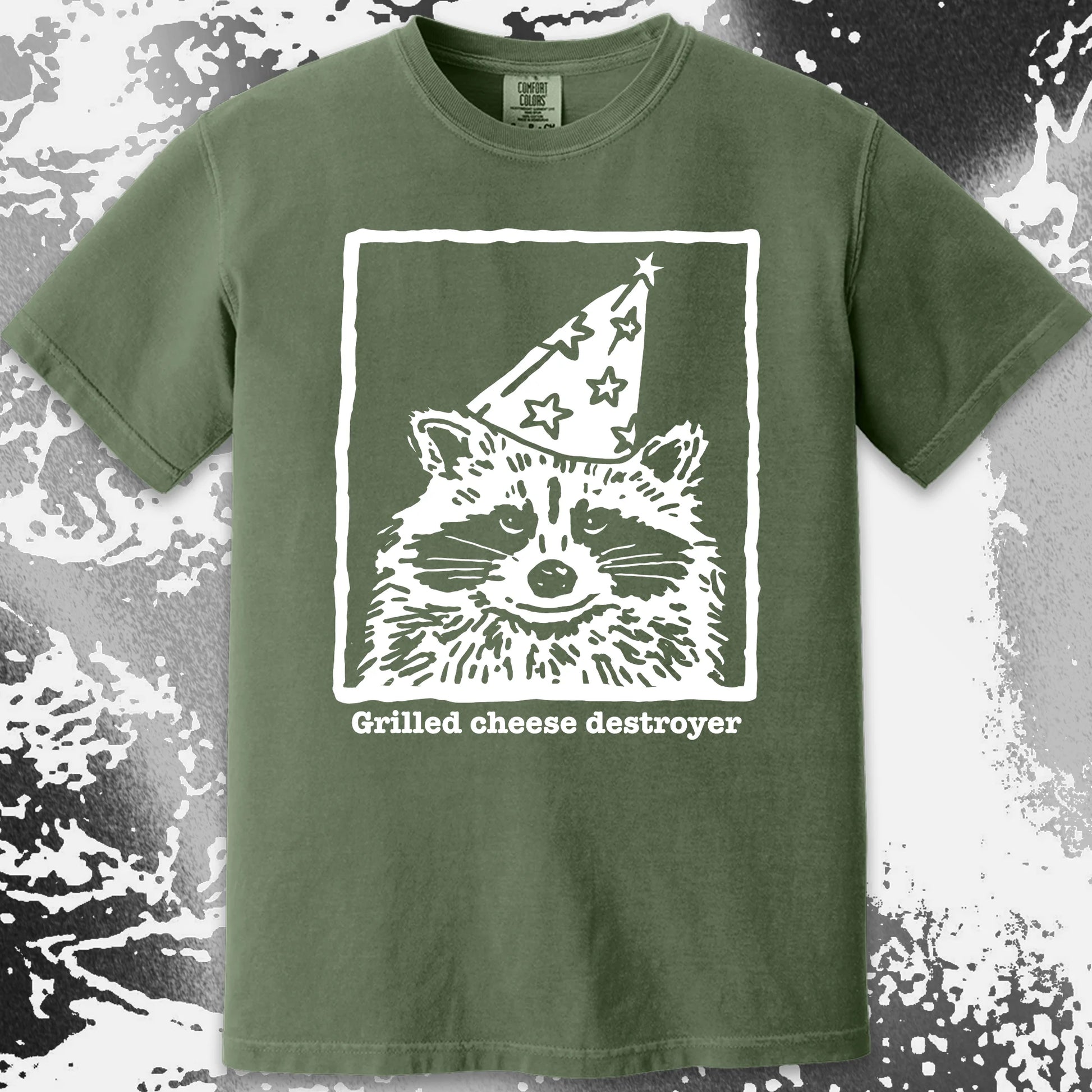 Grilled Cheese Destroyer Raccoon Shirt, funny meme tee gift (view 18)