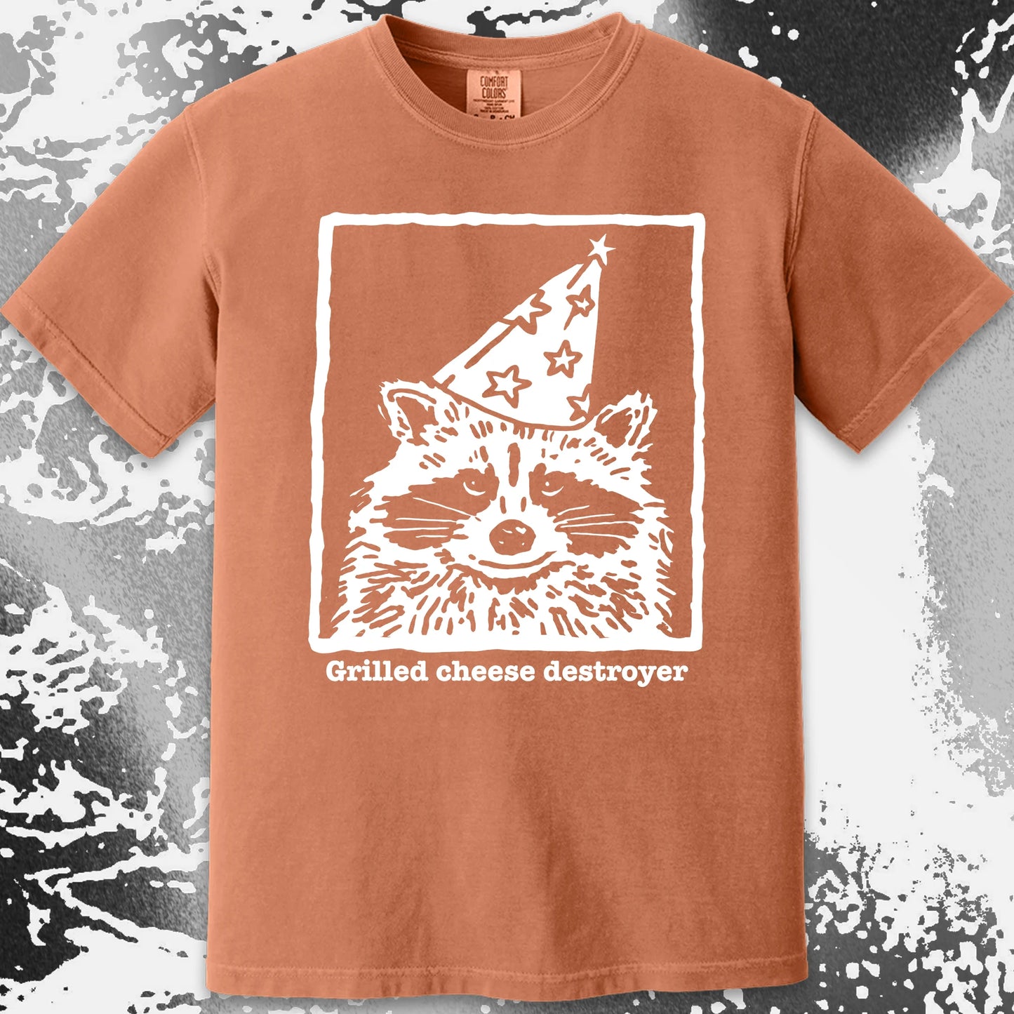 Grilled Cheese Destroyer Raccoon Shirt, funny meme tee gift (view 20)