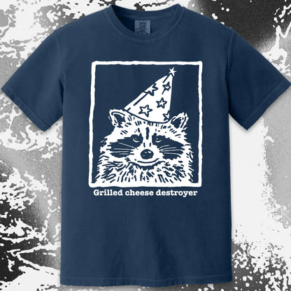 Grilled Cheese Destroyer Raccoon Shirt, funny meme tee gift (view 19)