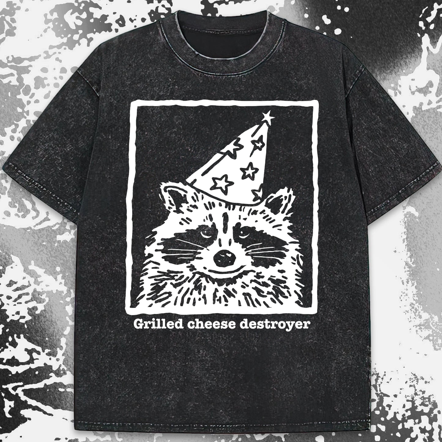 Grilled Cheese Destroyer Raccoon Shirt, funny meme tee gift (view 16)