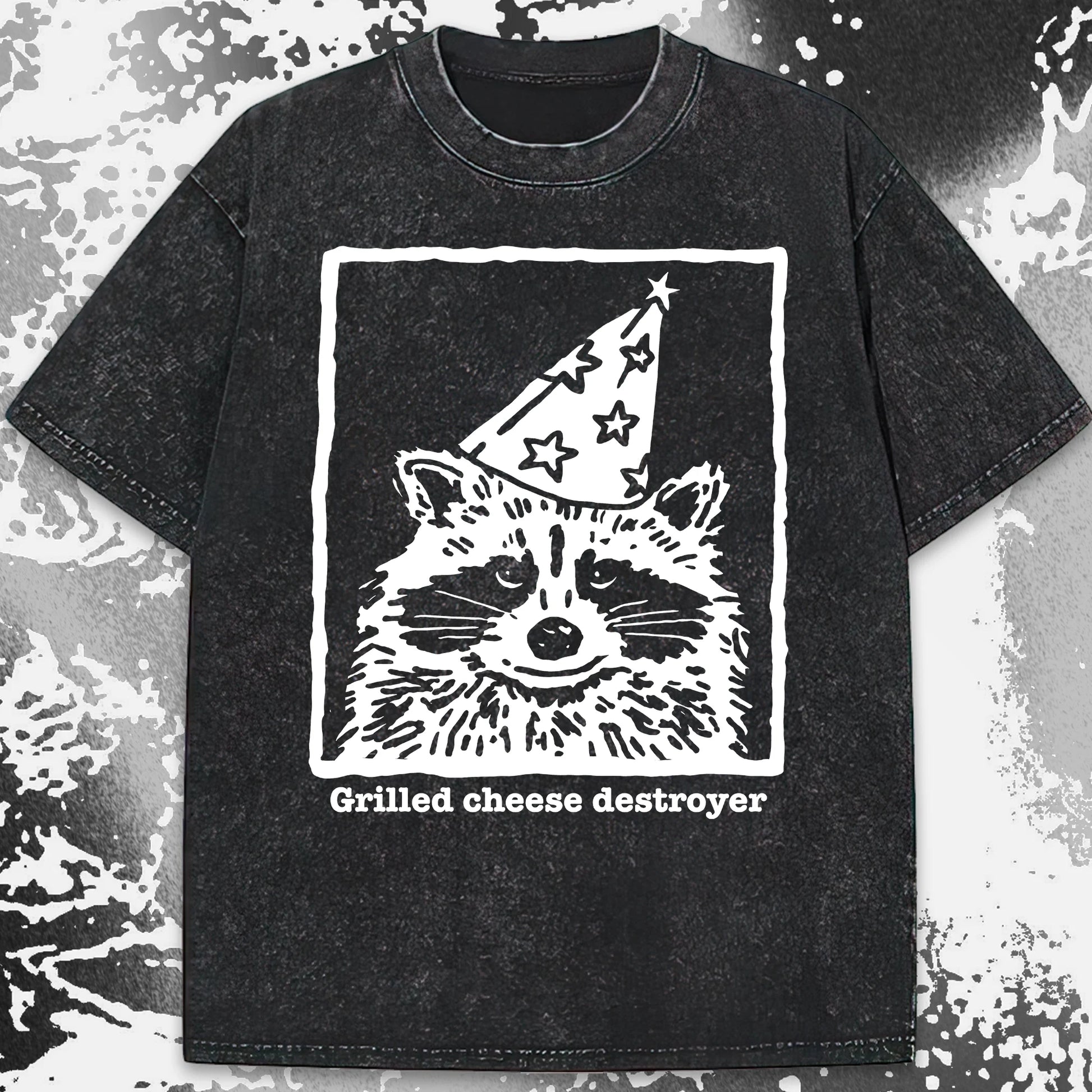 Grilled Cheese Destroyer Raccoon Shirt, funny meme tee gift (view 16)