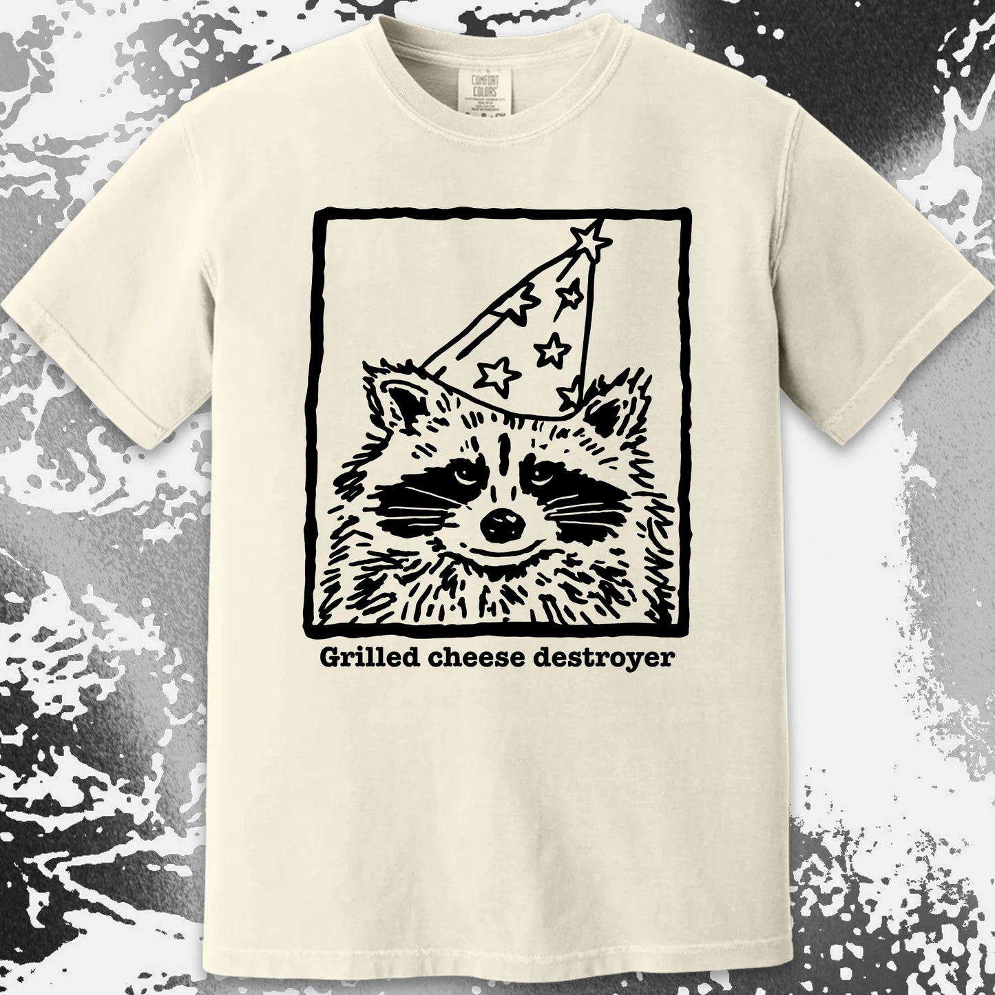 Grilled Cheese Destroyer Raccoon Shirt, funny meme tee gift (view 13)