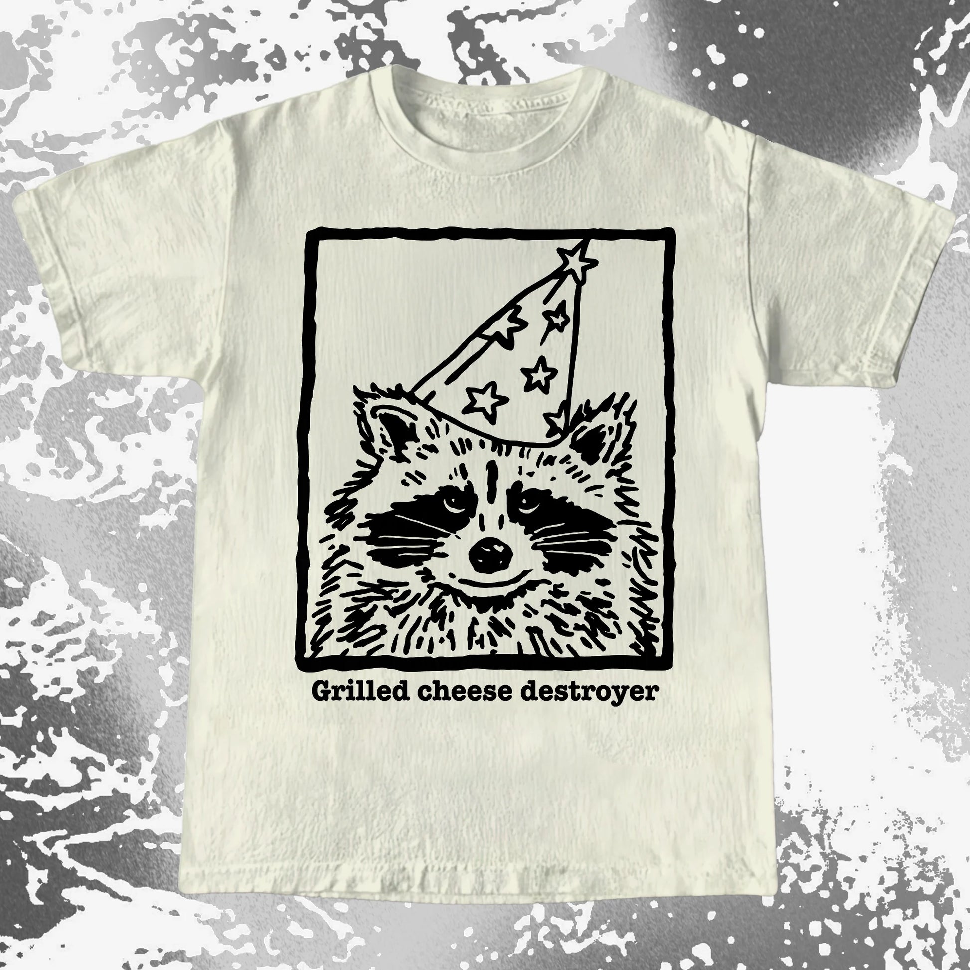 Grilled Cheese Destroyer Raccoon Shirt, funny meme tee gift (view 5)