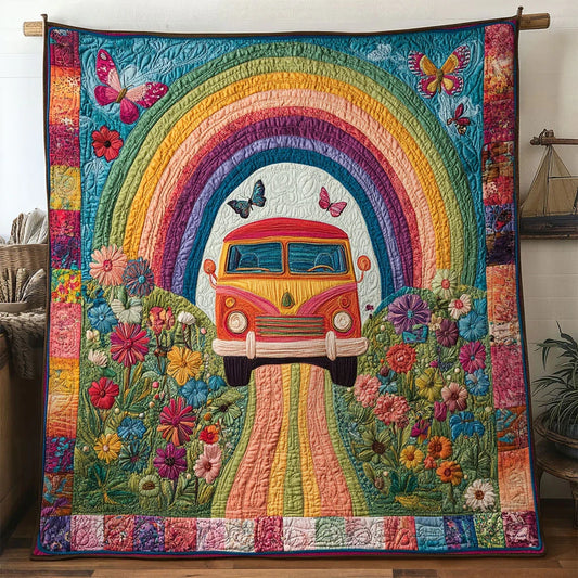 Groovy Van Quilt Blanket
